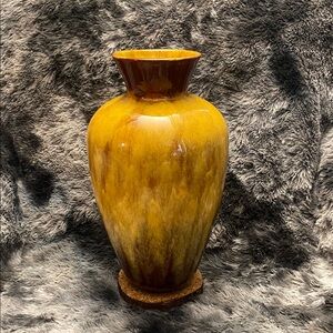 Vintage Blue Mountain Pottery Harvest
Gold Vase